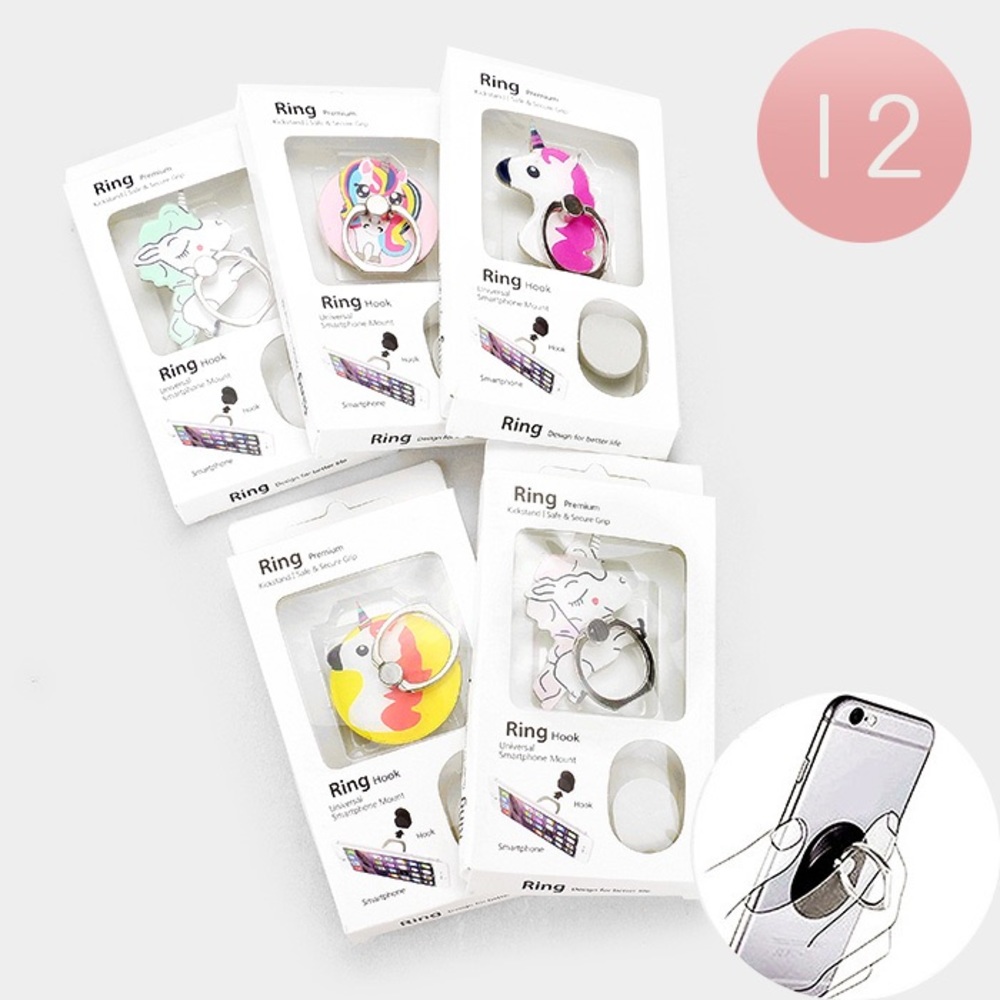 Unicorn Cell Phone Ring Holder….New in Box